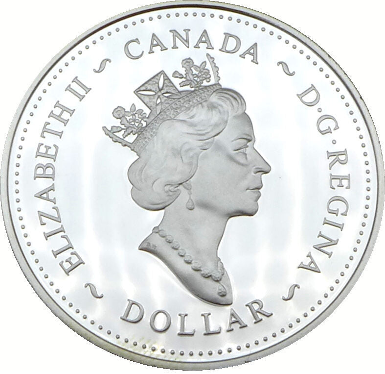 2002 $1 Queen Elizabeth the Queen Mother - Sterling Silver Dollar