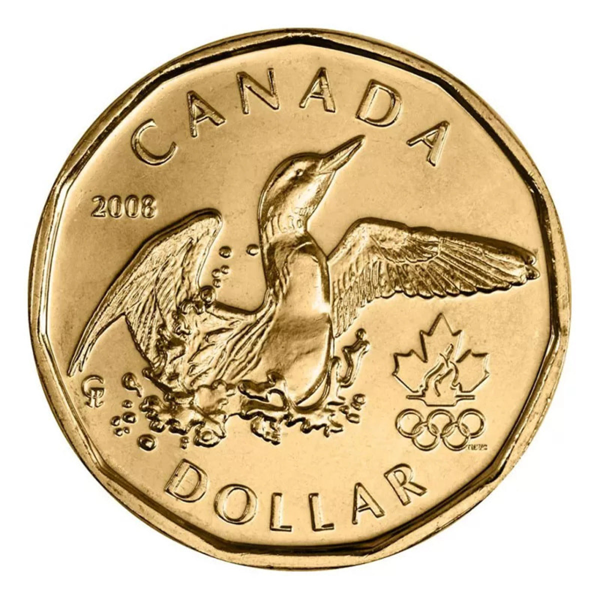 2008 $1 Lucky Loonie Circulation Roll