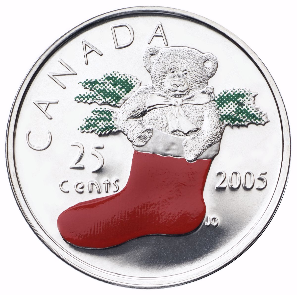 2005 Holiday Gift Set with Coloured 25-cent