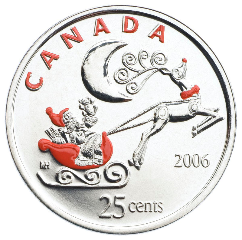 2006 Holiday Gift Set with Coloured 25-cent