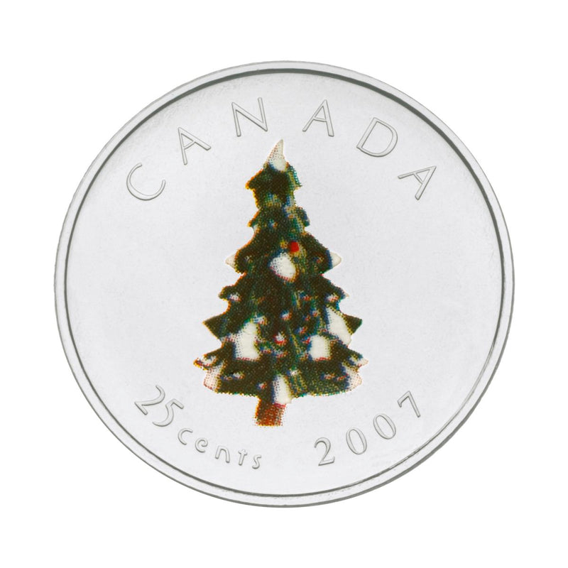 2007 Holiday Gift Set with Coloured 25-cent