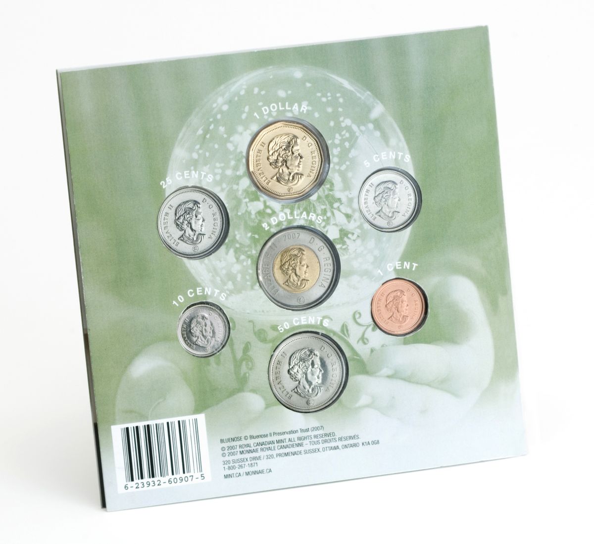 2007 Holiday Gift Set with Coloured 25-cent