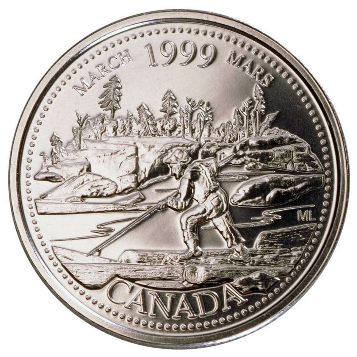 1999 Official RCM Millennium Coinboard and Uncirculated 13-Coin Commem