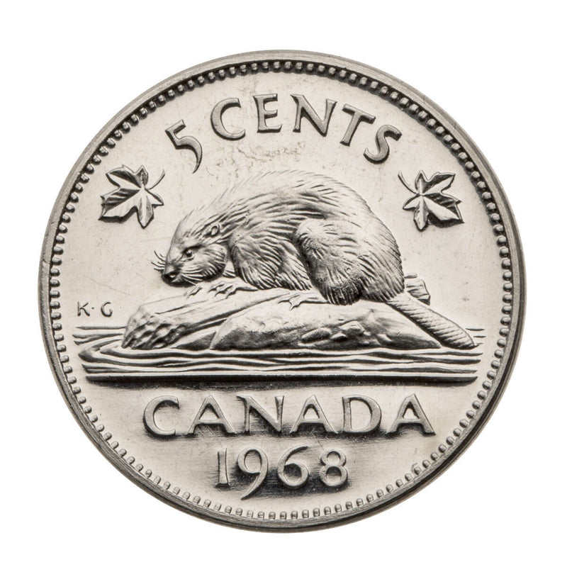 1968 Uncirculated Coin Set in Custom Mahogany Display Case