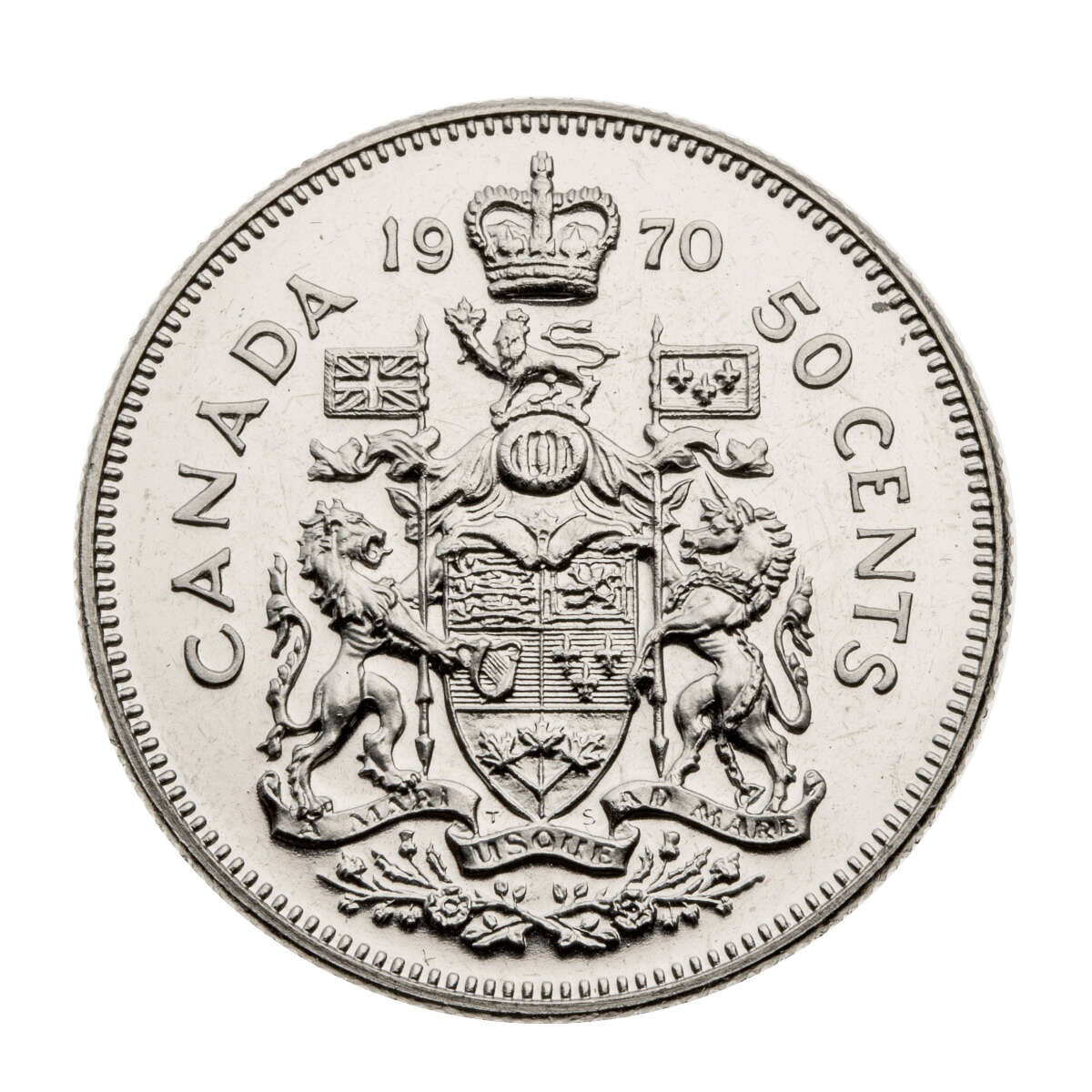 1970 Proof-Like Coin Set in Custom Mahogany Display Case