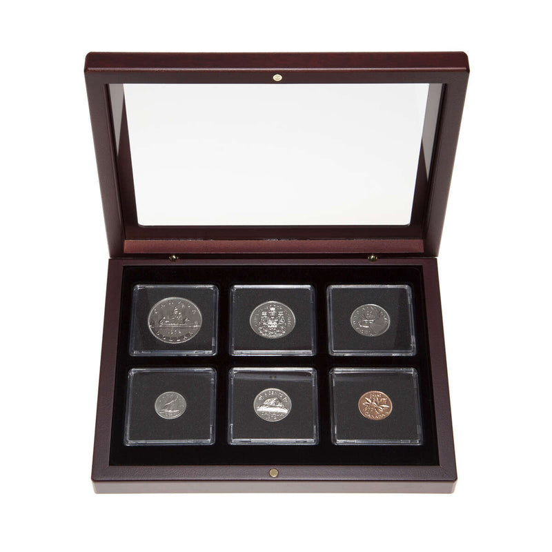 1972 Proof-Like Coin Set in Custom Mahogany Display Case