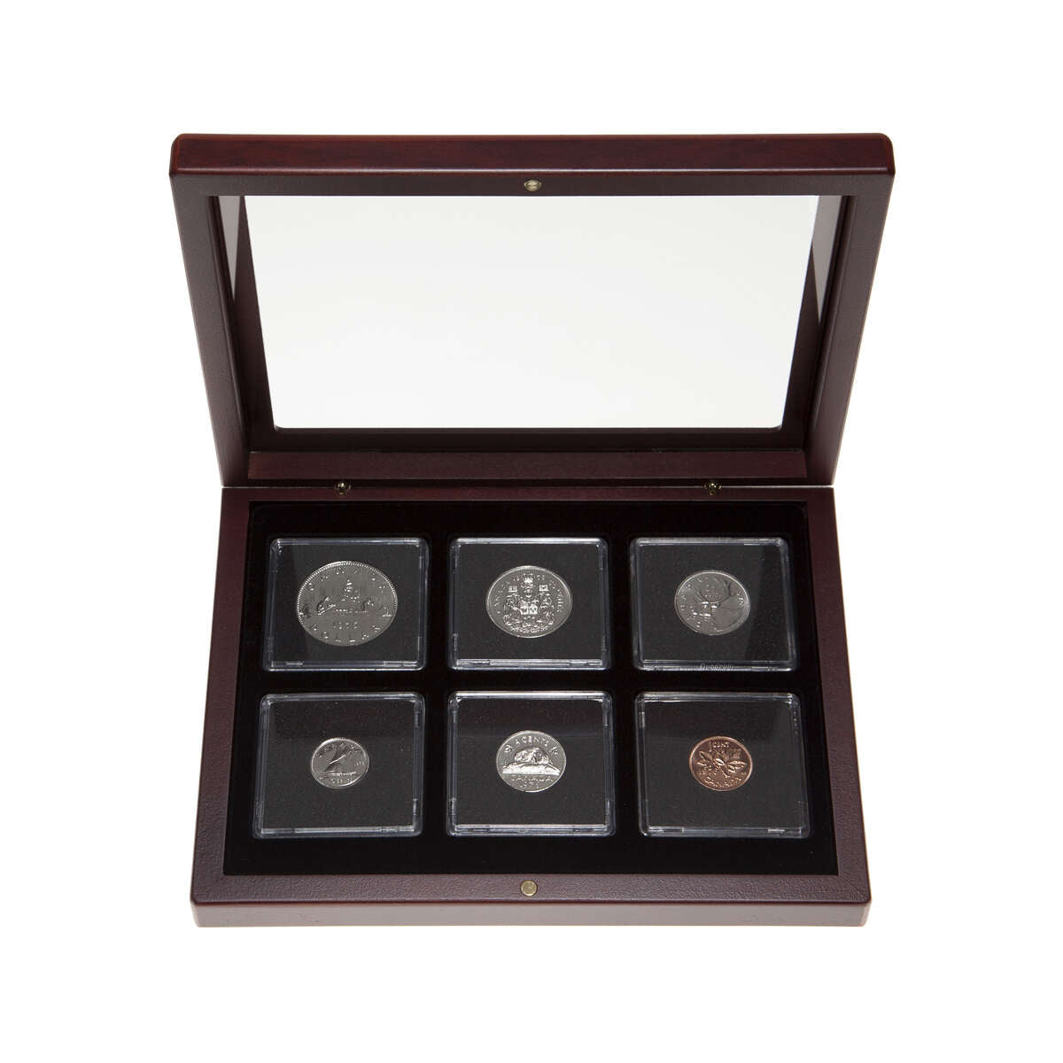 1976 Proof-Like Coin Set in Custom Mahogany Display Case