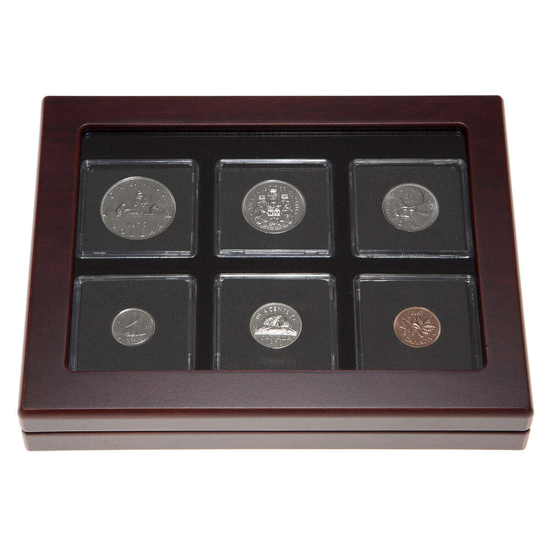 1976 Proof-Like Coin Set in Custom Mahogany Display Case