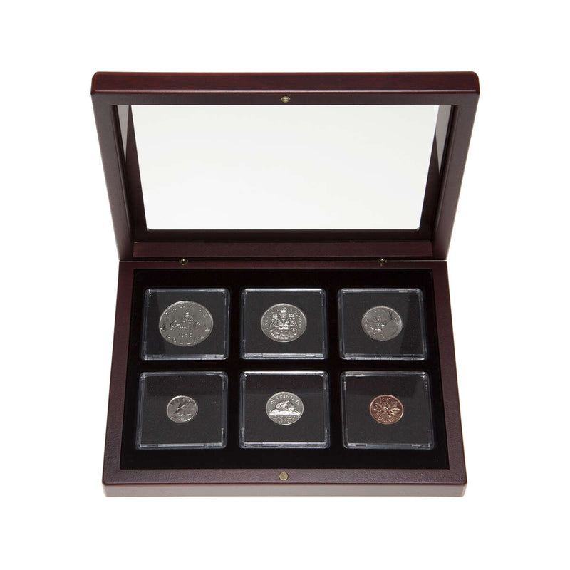 1976 Proof-Like Coin Set in Custom Mahogany Display Case