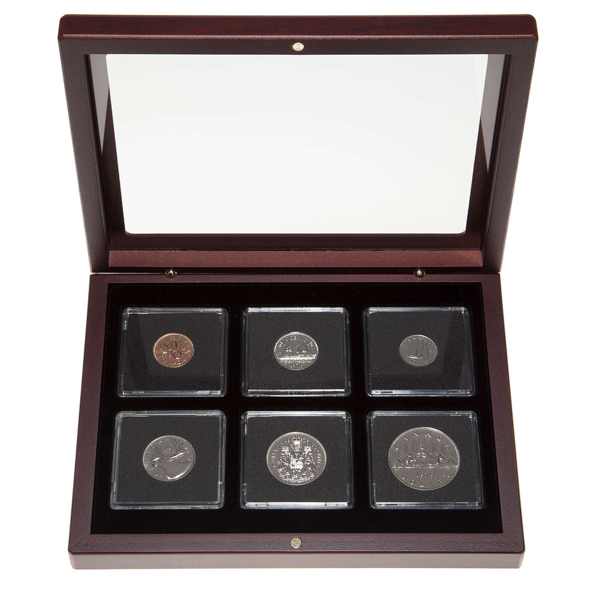 1979 Proof-Like Coin Set in Custom Mahogany Display Case