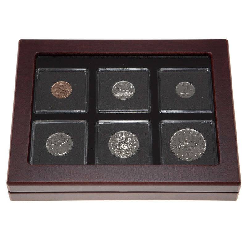 1979 Proof-Like Coin Set in Custom Mahogany Display Case