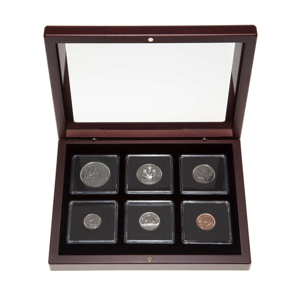 1981 Proof-Like Coin Set in Custom Mahogany Display Case