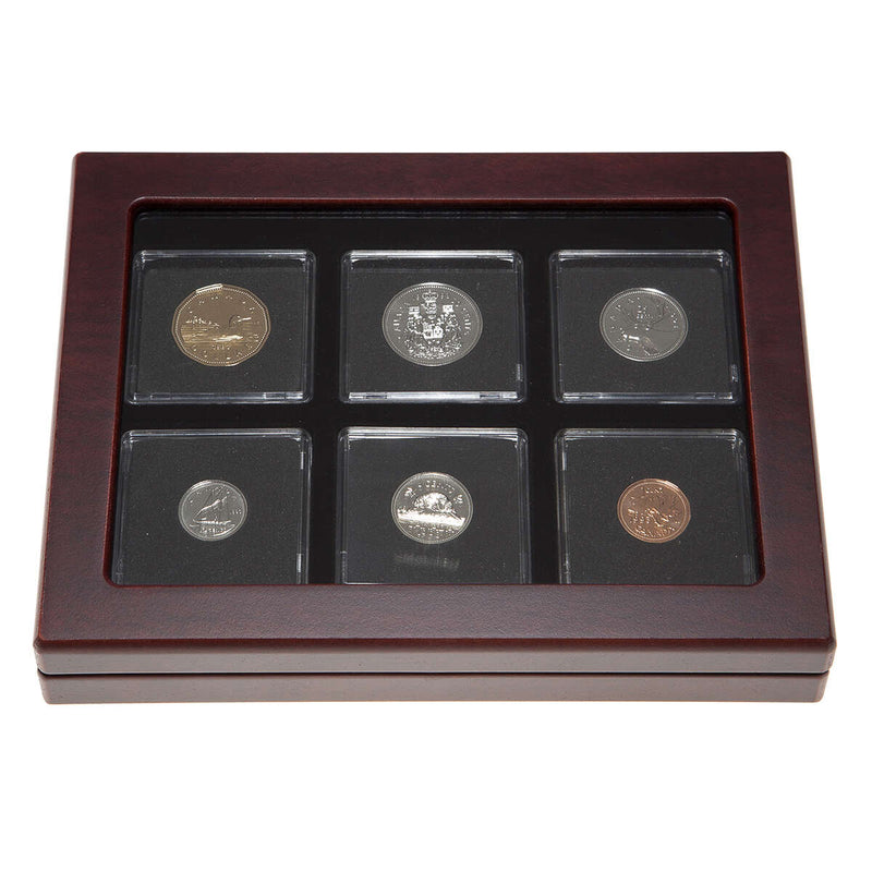1993 Proof-Like Coin Set in Custom Mahogany Display Case