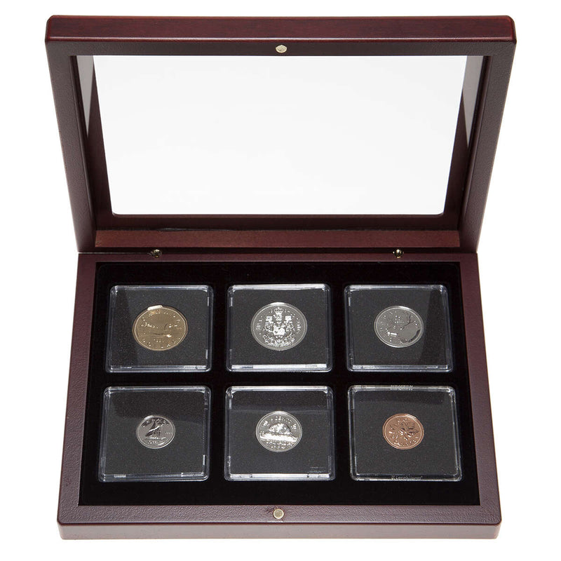 1994 Proof-Like Coin Set in Custom Mahogany Display Case