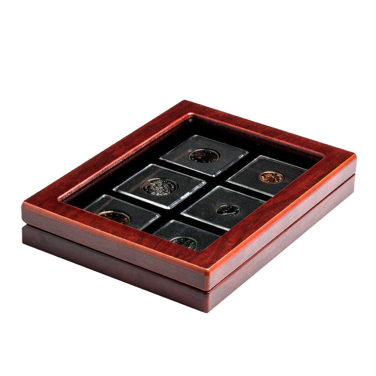 1995 Uncirculated Coin Set in Custom Mahogany Display Case