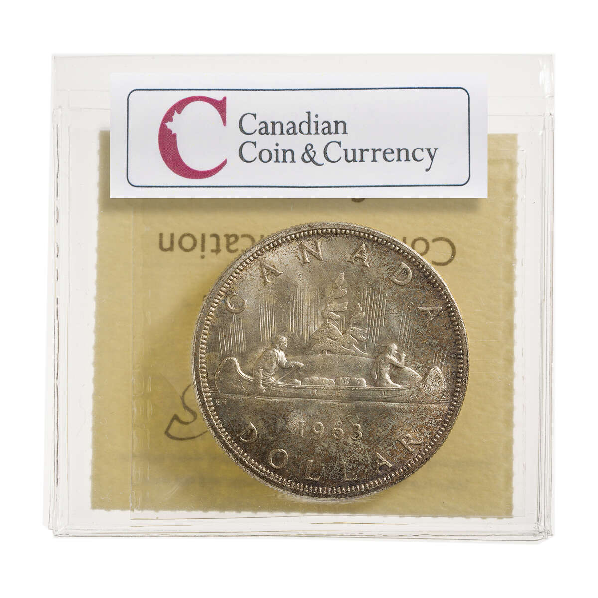 1 Dollar 1963  ICCS MS-65