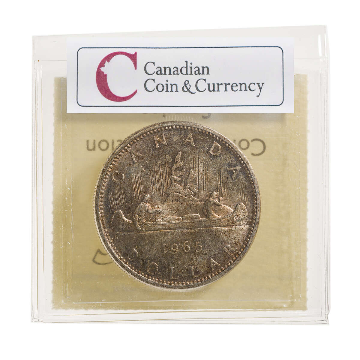 1 Dollar 1965 LgeBds Blt 5 ICCS MS-64