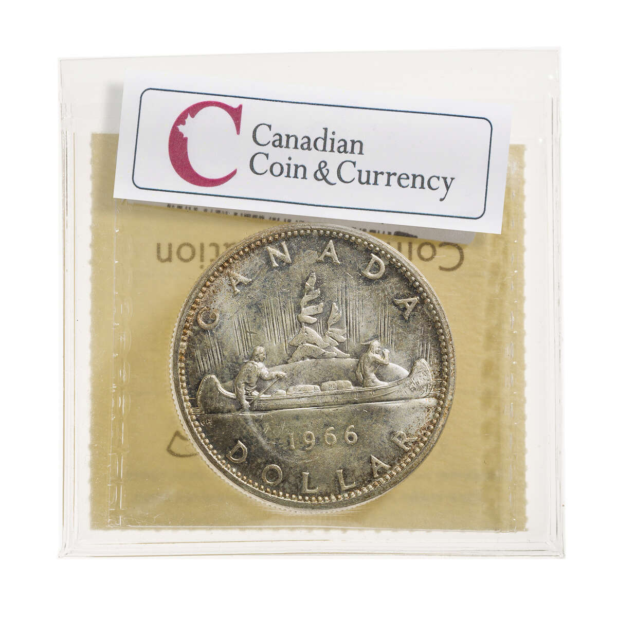 1 Dollar 1966 LgeBds ICCS MS-64