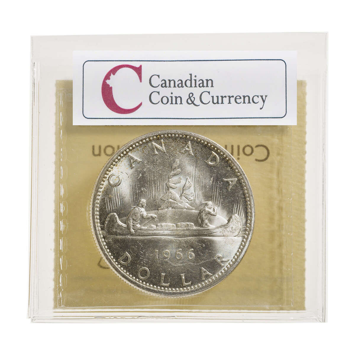 1 Dollar 1966 LgeBds ICCS MS-64