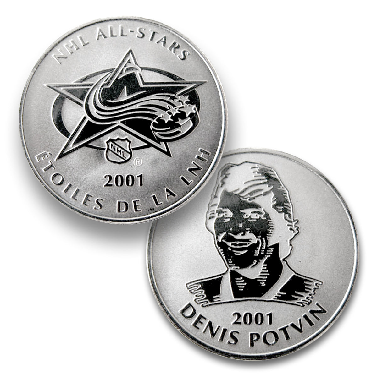 2001 NHL All-Stars Denis Potvin - Stamp and Medallion Set