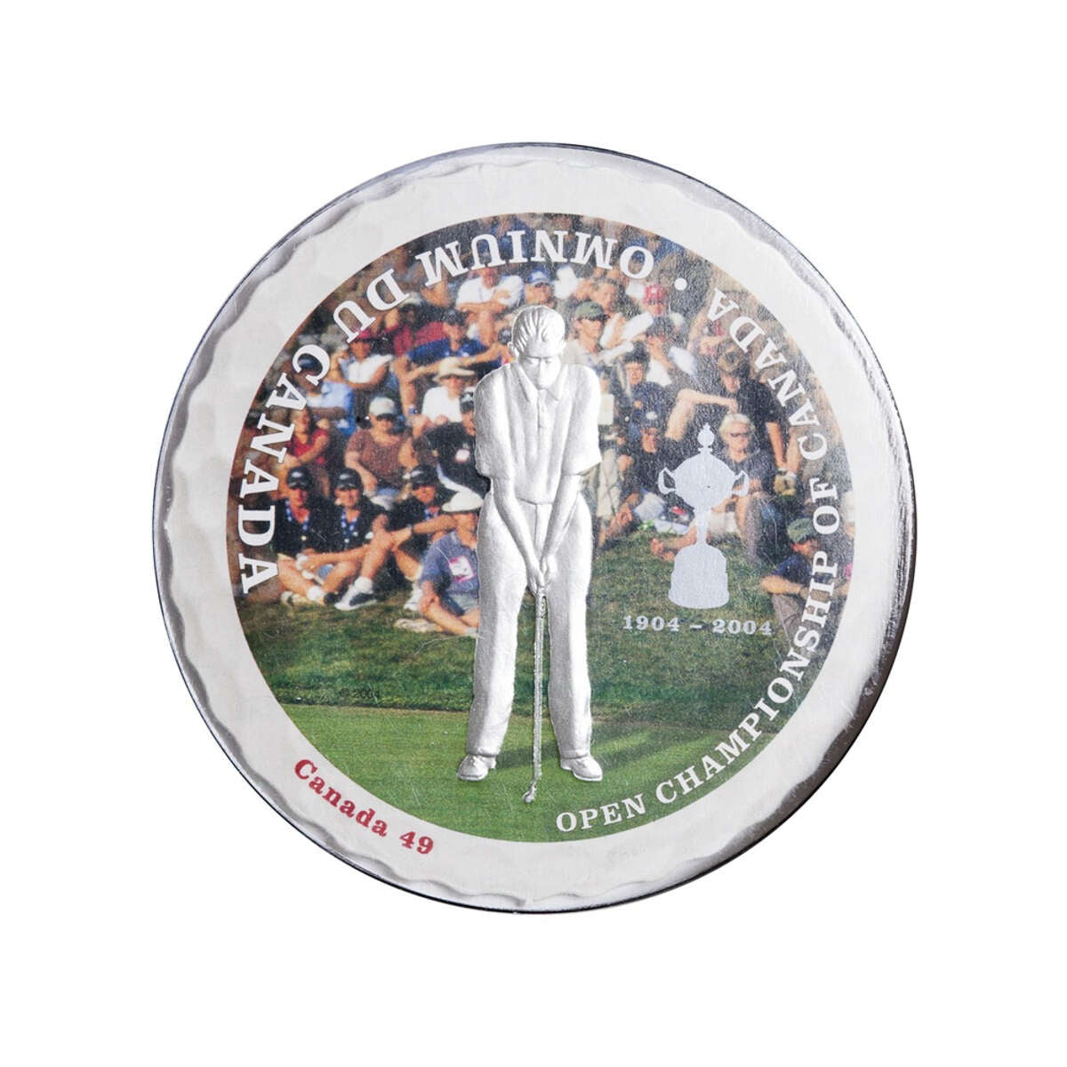 2004 10 Cent Open Championship - Stamp and Coin Set