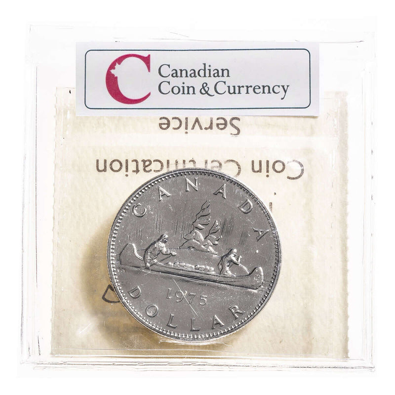 1 Dollar 1975 Nickel; Heavy Cameo ICCS PL-66