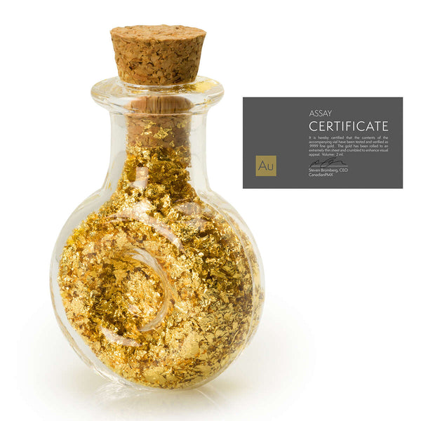 The Gift of Genuine Gold in 2 ml Glass Bottle
