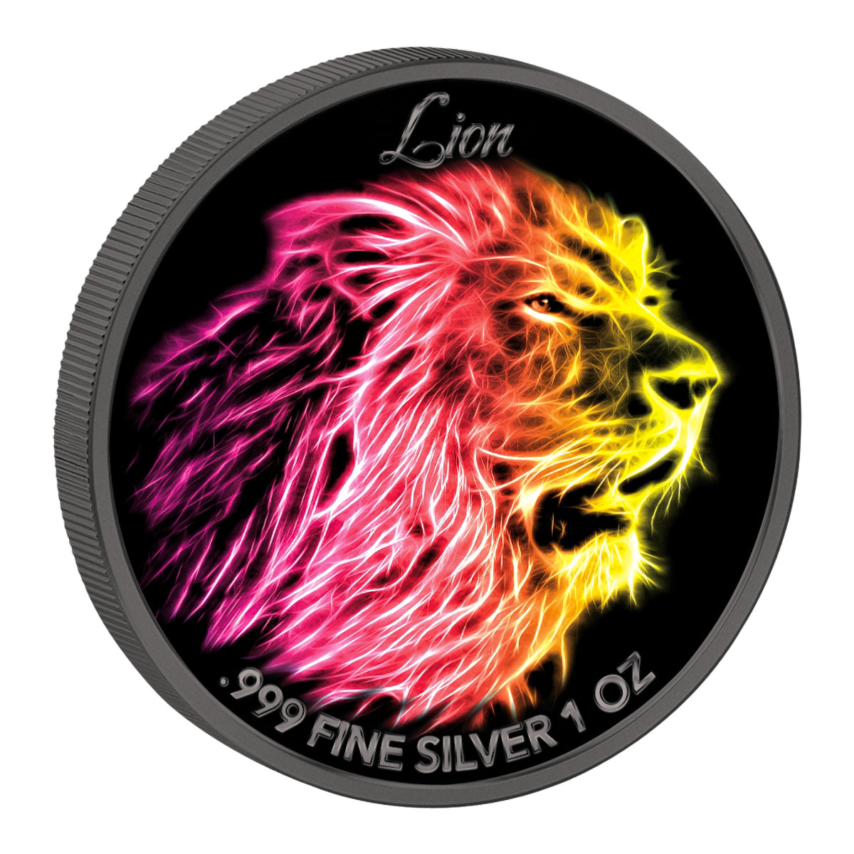 2016 $2 Black Neon Big Cats - Pure Silver 3 Coin Set