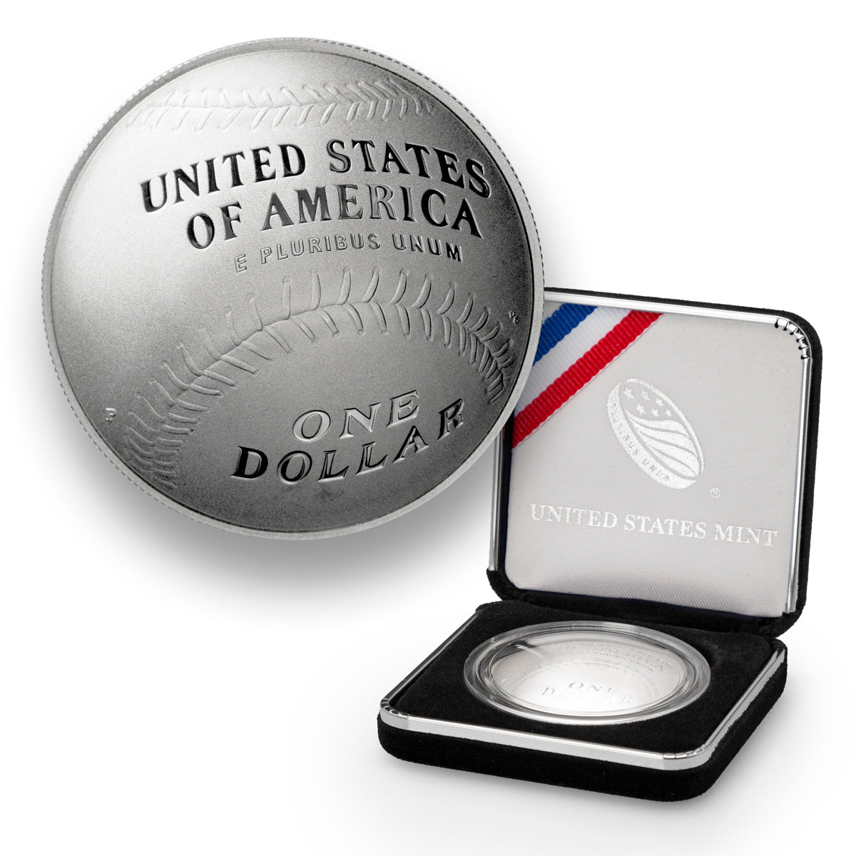 2014 $1 National Baseball Hall of Fame Silver Coin