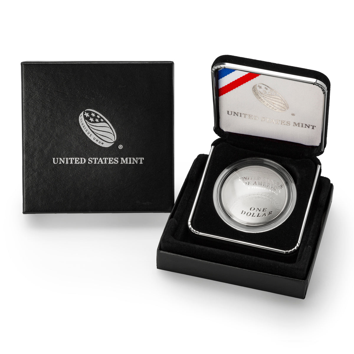 2014 $1 National Baseball Hall of Fame Silver Coin