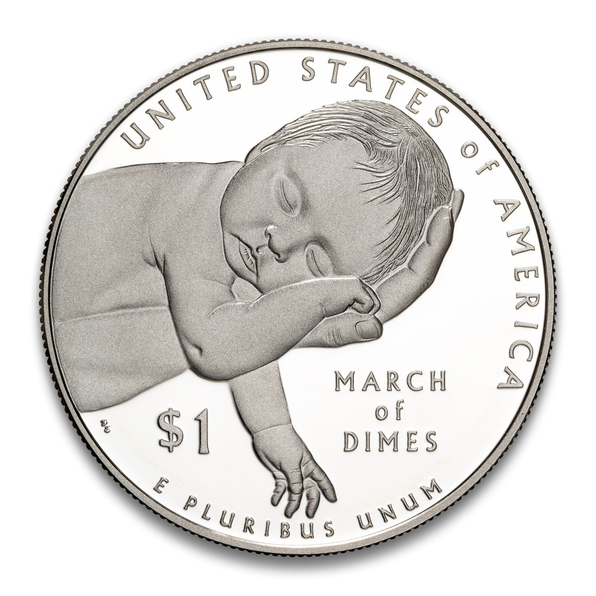 2015 $1 March of Dimes Silver Coin