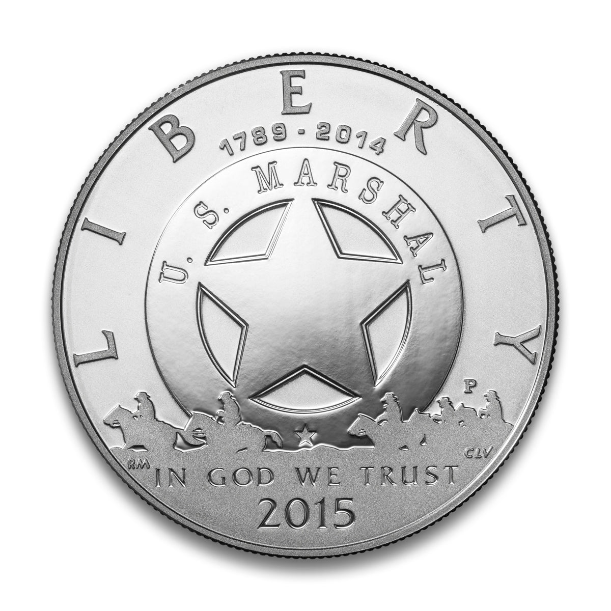 2015 $1 US Marshals 225th Anniversary Silver Coin