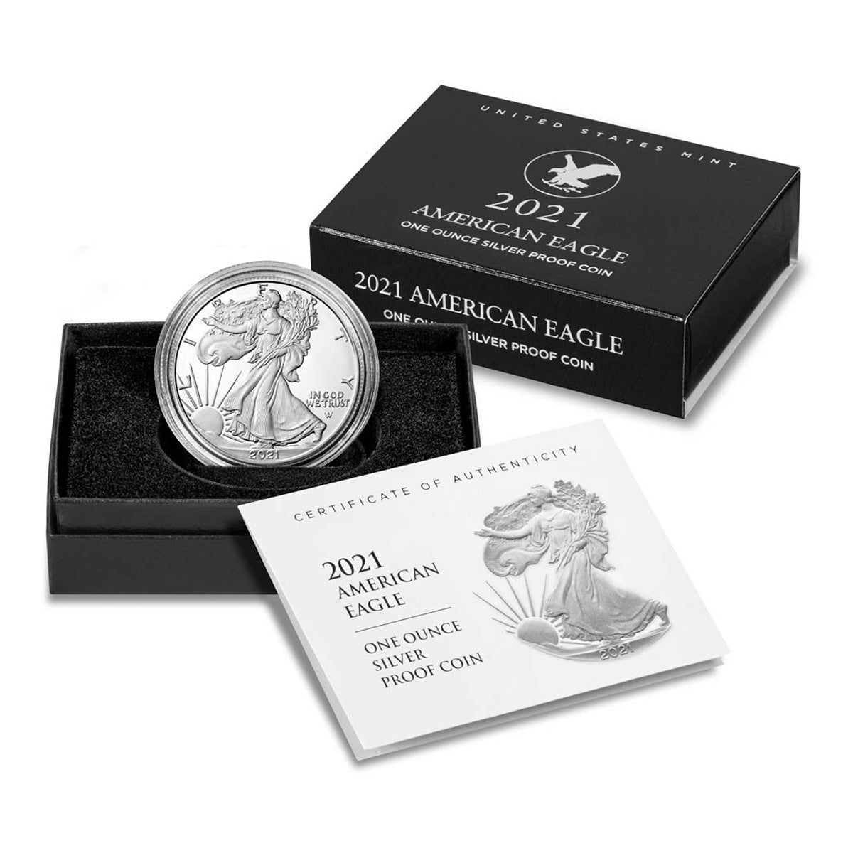 2021 $1 American Eagle - Pure Silver Coin