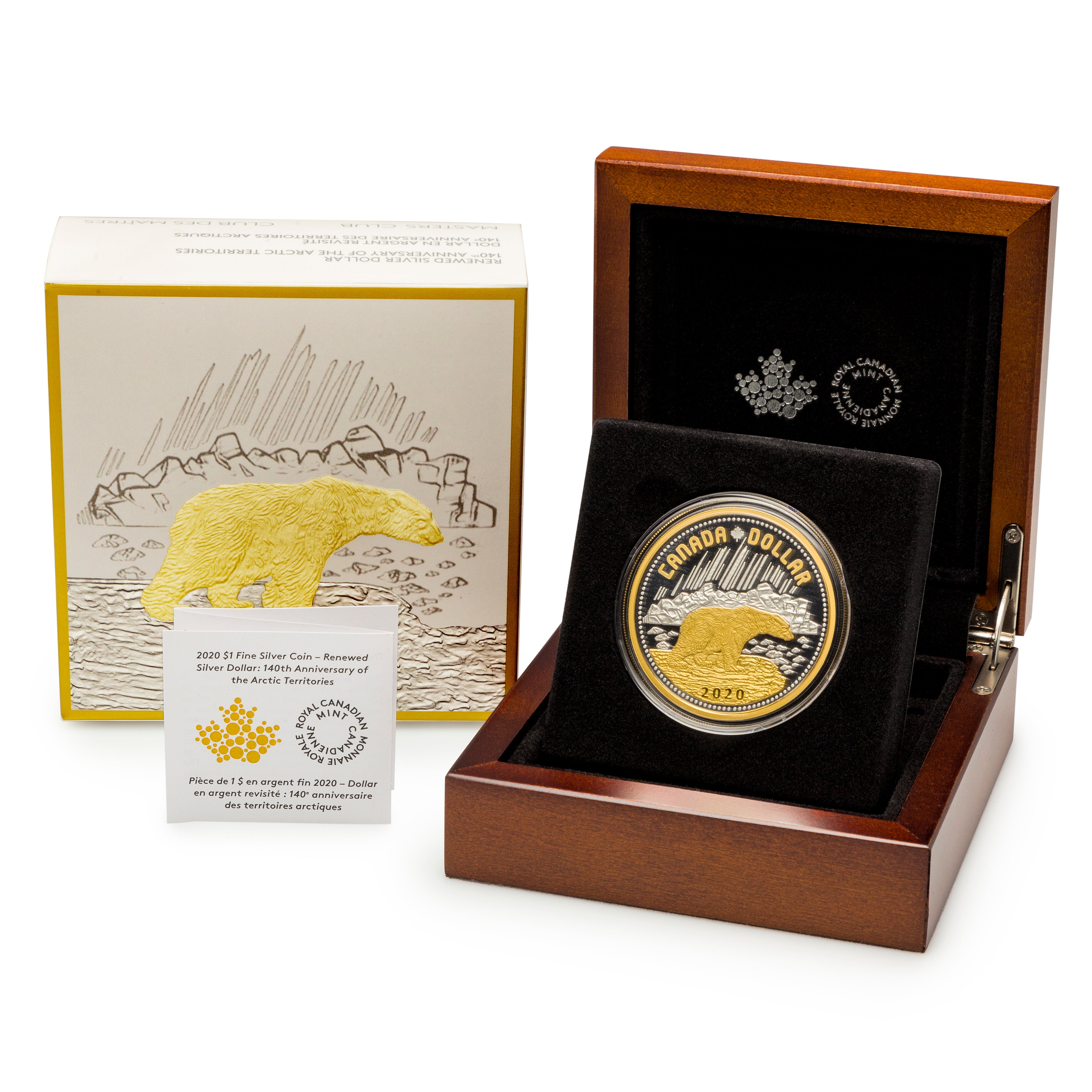 2020 $1 Renewed Silver Dollar: 140th Anniversary of the Arctic Territo