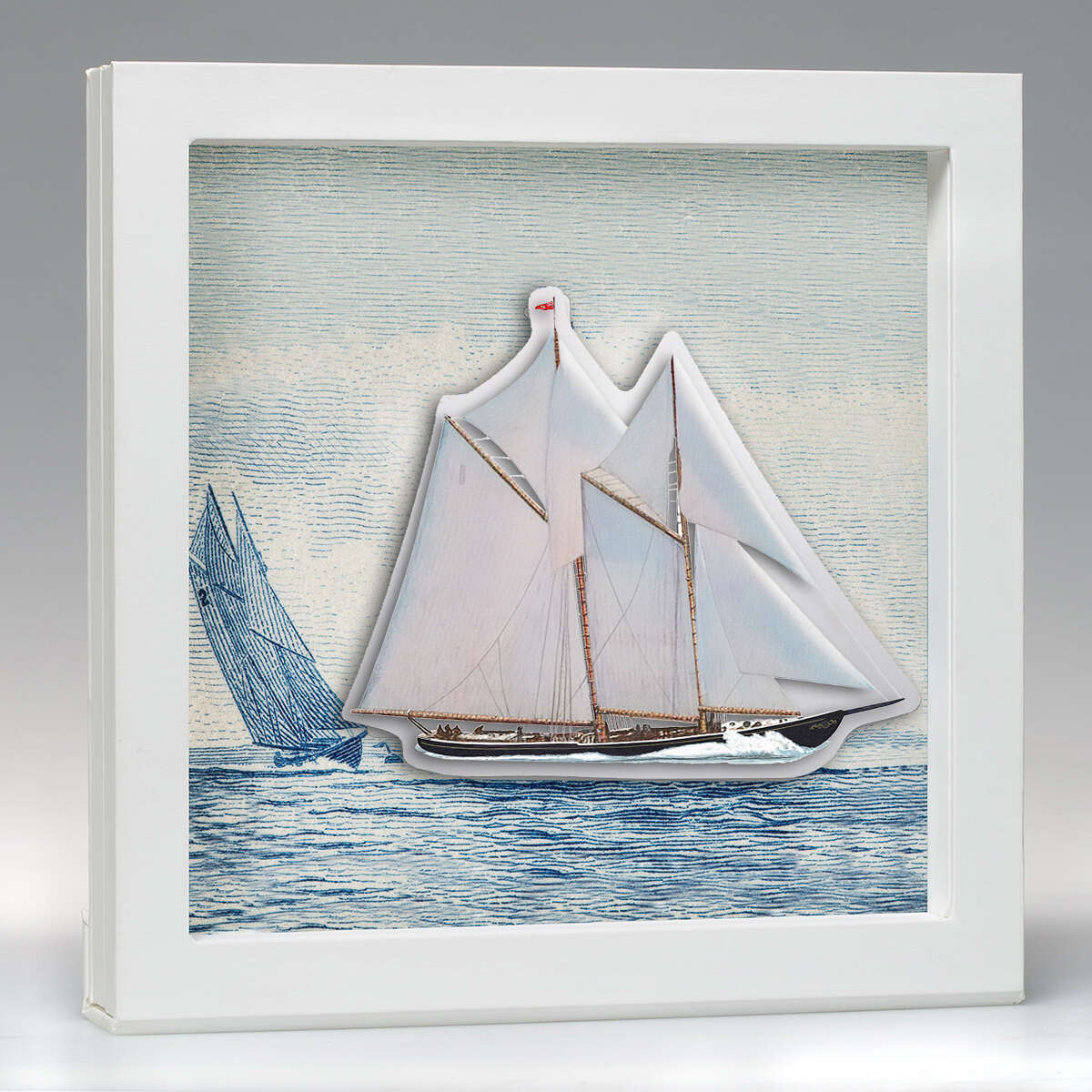 Real Shape Iconic Canada: Bluenose Schooner - Pure Silver Piece <i>(No Sleeve)</i>