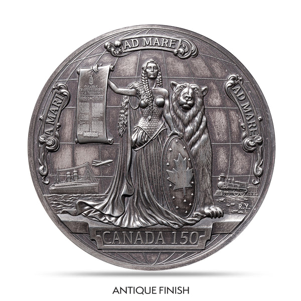 2017 150th Anniversary of Confederation - Silver Medal (Antique Finish