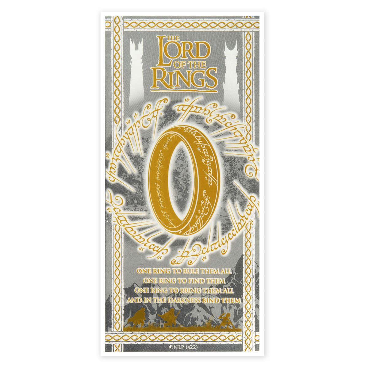 2021 $1 Lord of the Rings Silver Note