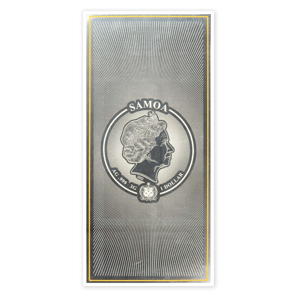 2021 $1 Lord of the Rings Silver Note