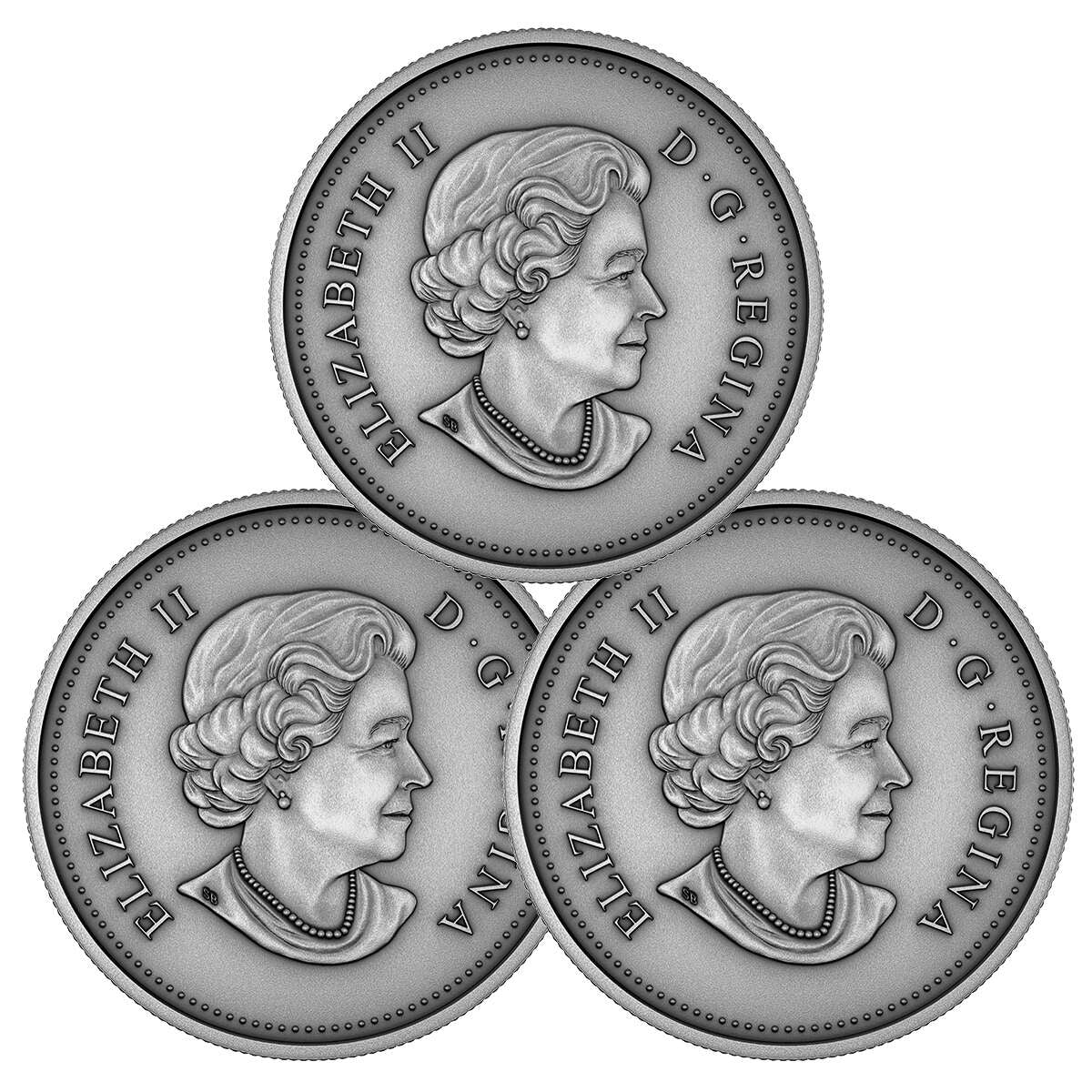 2018 $25 HRM QEII 3 Coin Set