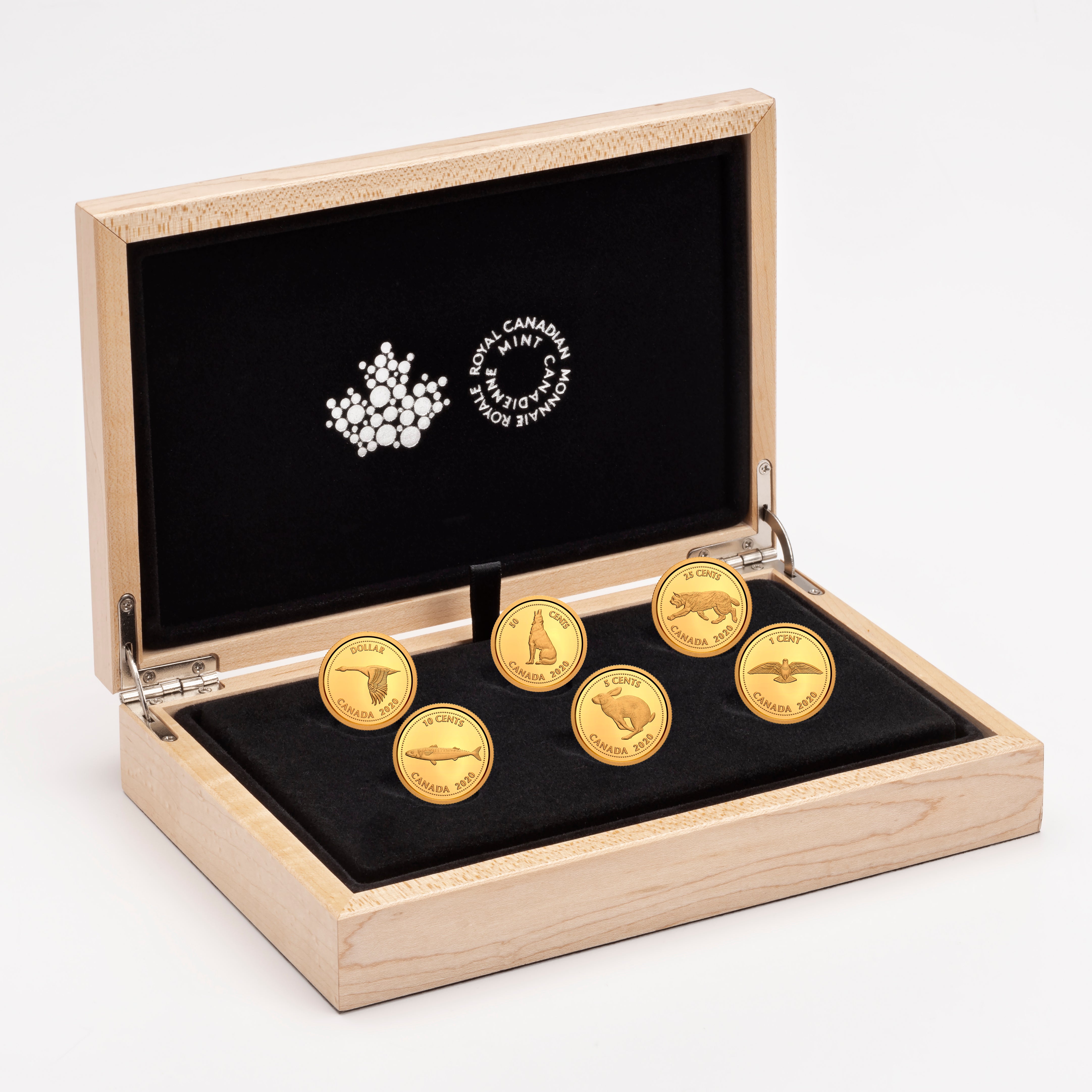 2020 Tribute to Alex Colville 1/10th oz Pure Gold 6-Coin Set