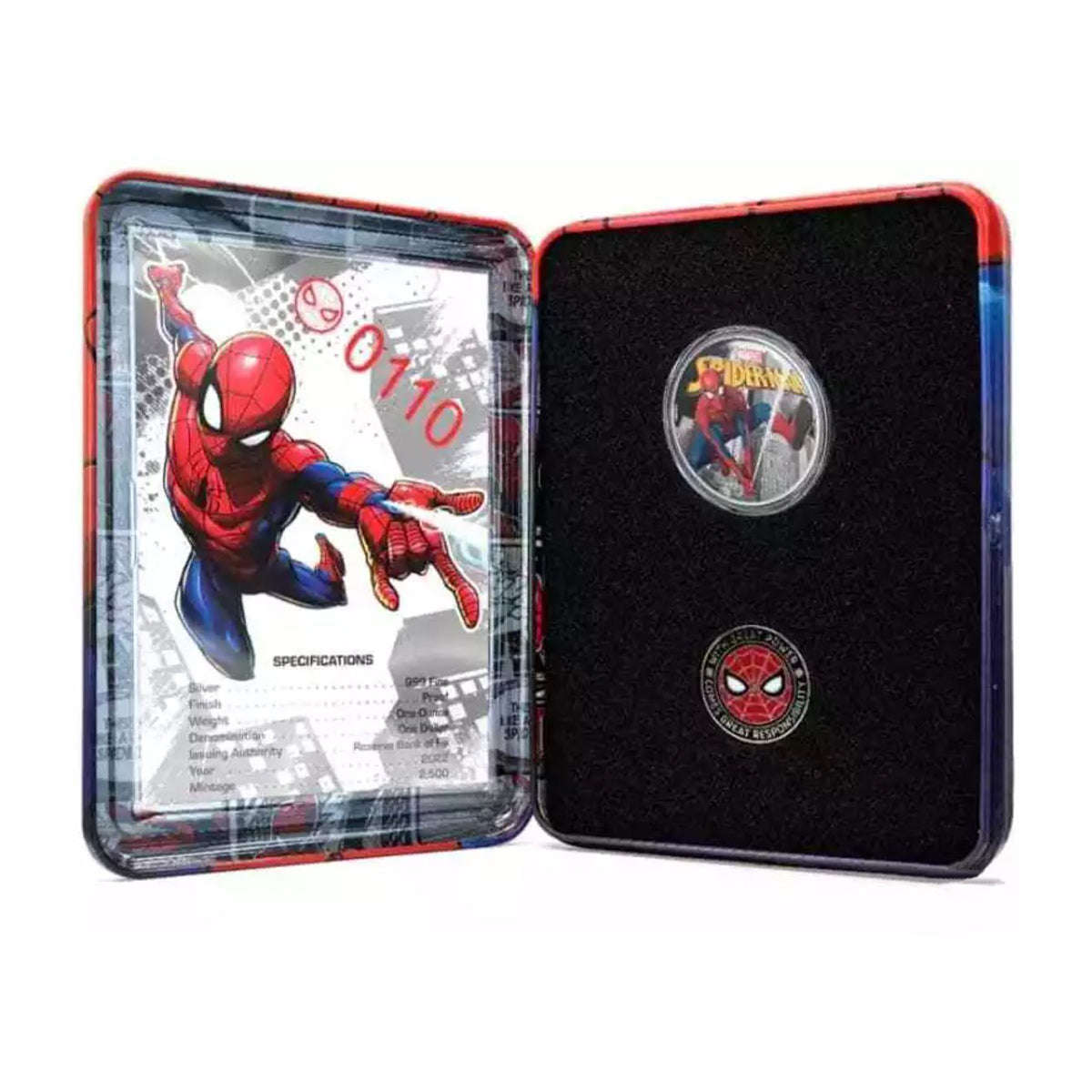 2022 $1 Spider-Man - Fine Silver Coin