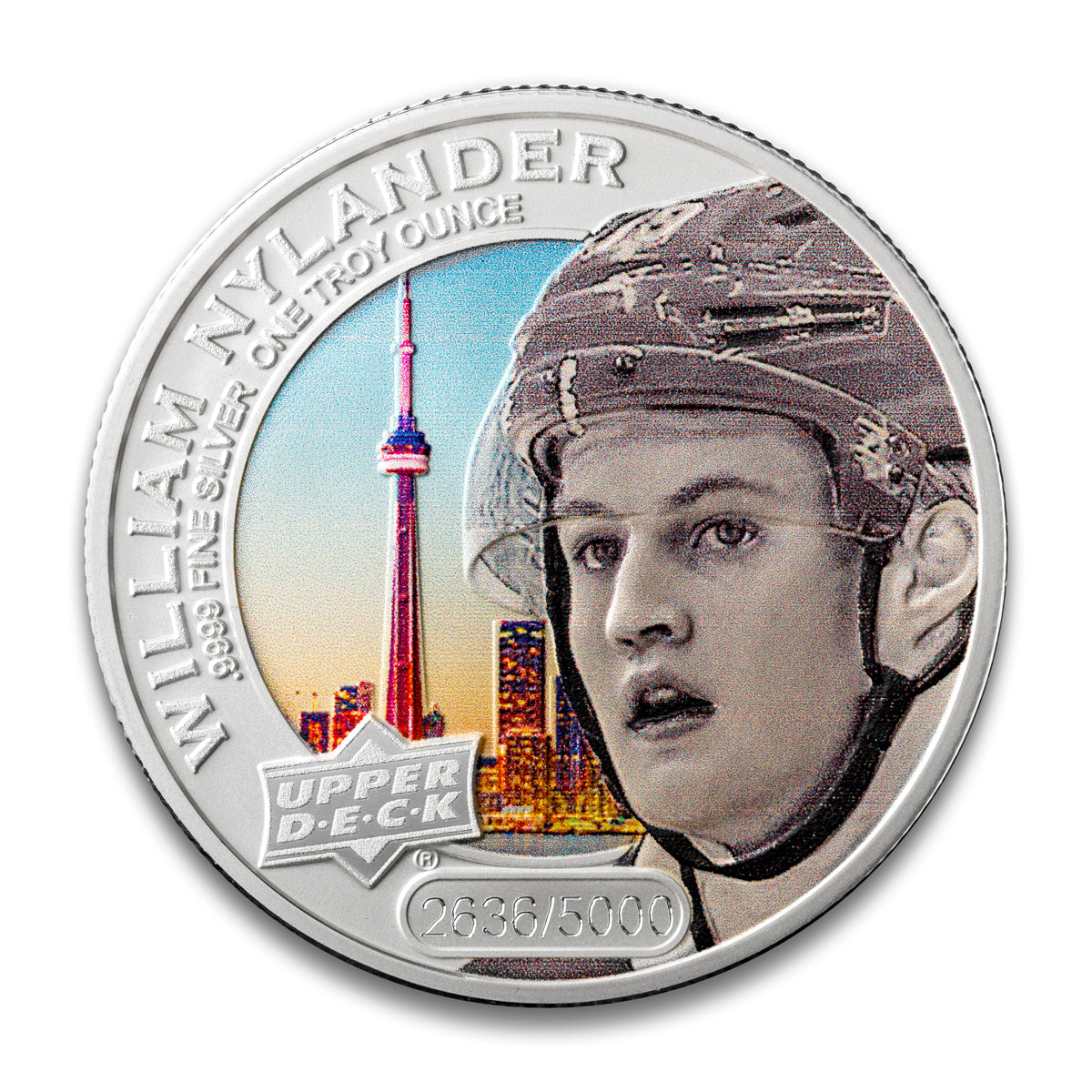 2017 $5 Grandeur Upper Deck: William Nylander - Pure Silver Coin