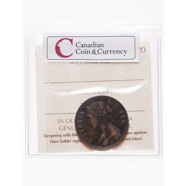 NFLD 1 cent 1885  ICCS VF-20