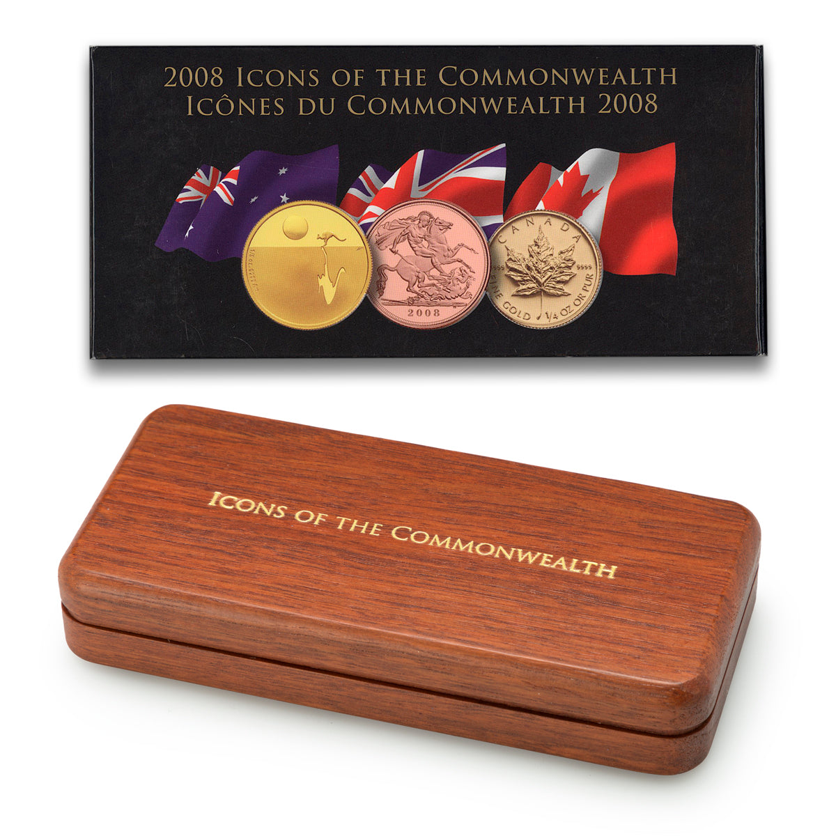 2008 Icons of the Commonwealth - 3 Coin Gold Set