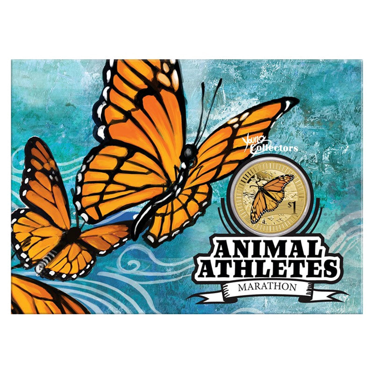 2012 $1 Animal Athletes: Monarch Butterfly Coin