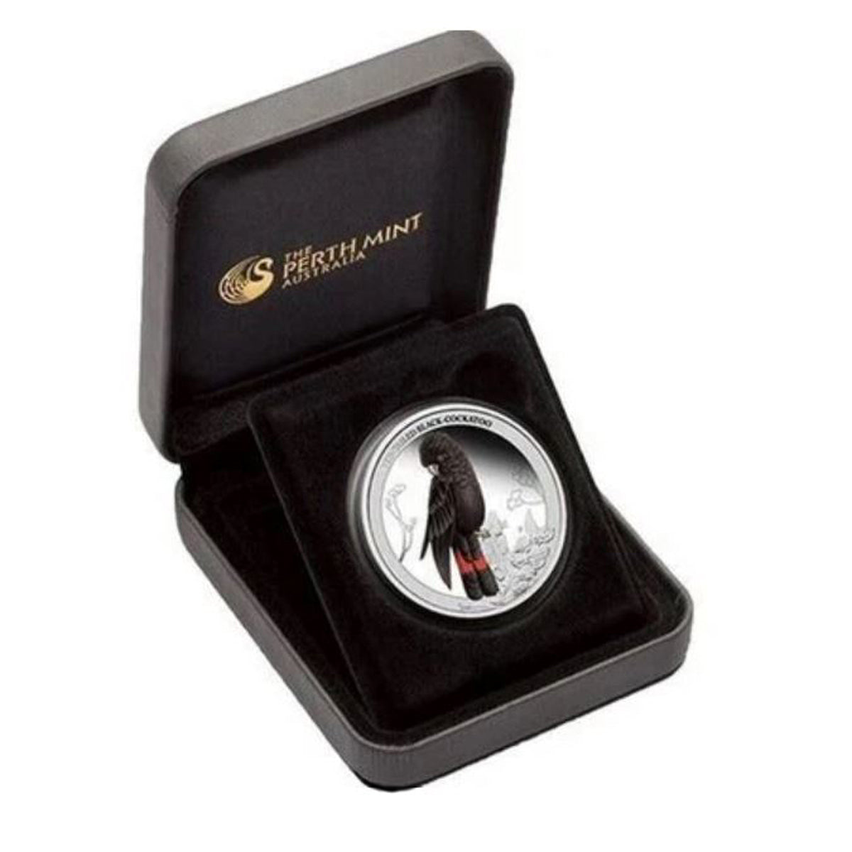 2013 50 Cent Birds of Australia: Red-Tailed Black Cockatoo - Pure Silver Coin