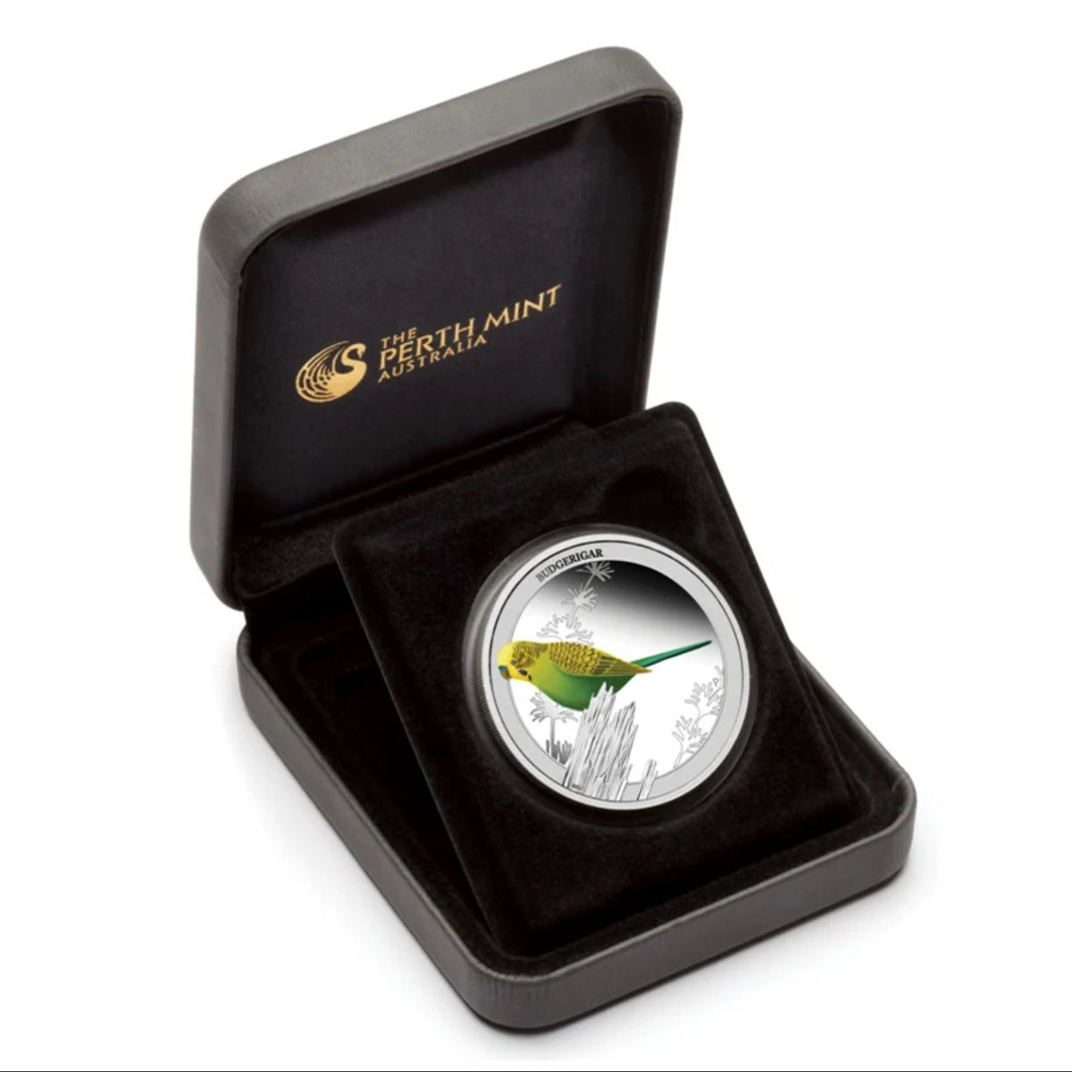 2013 50 Cent Birds of Australia: Budgerigar - Pure Silver Coin