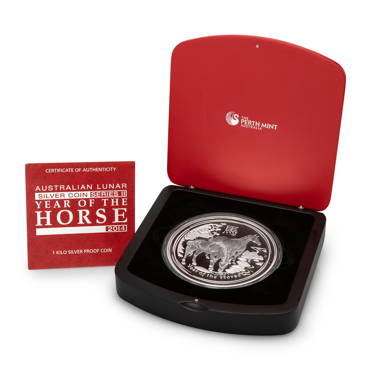 2014 $30 Australian Lunar Silver Coin Series: Year of the Horse - Fine Silver Coin