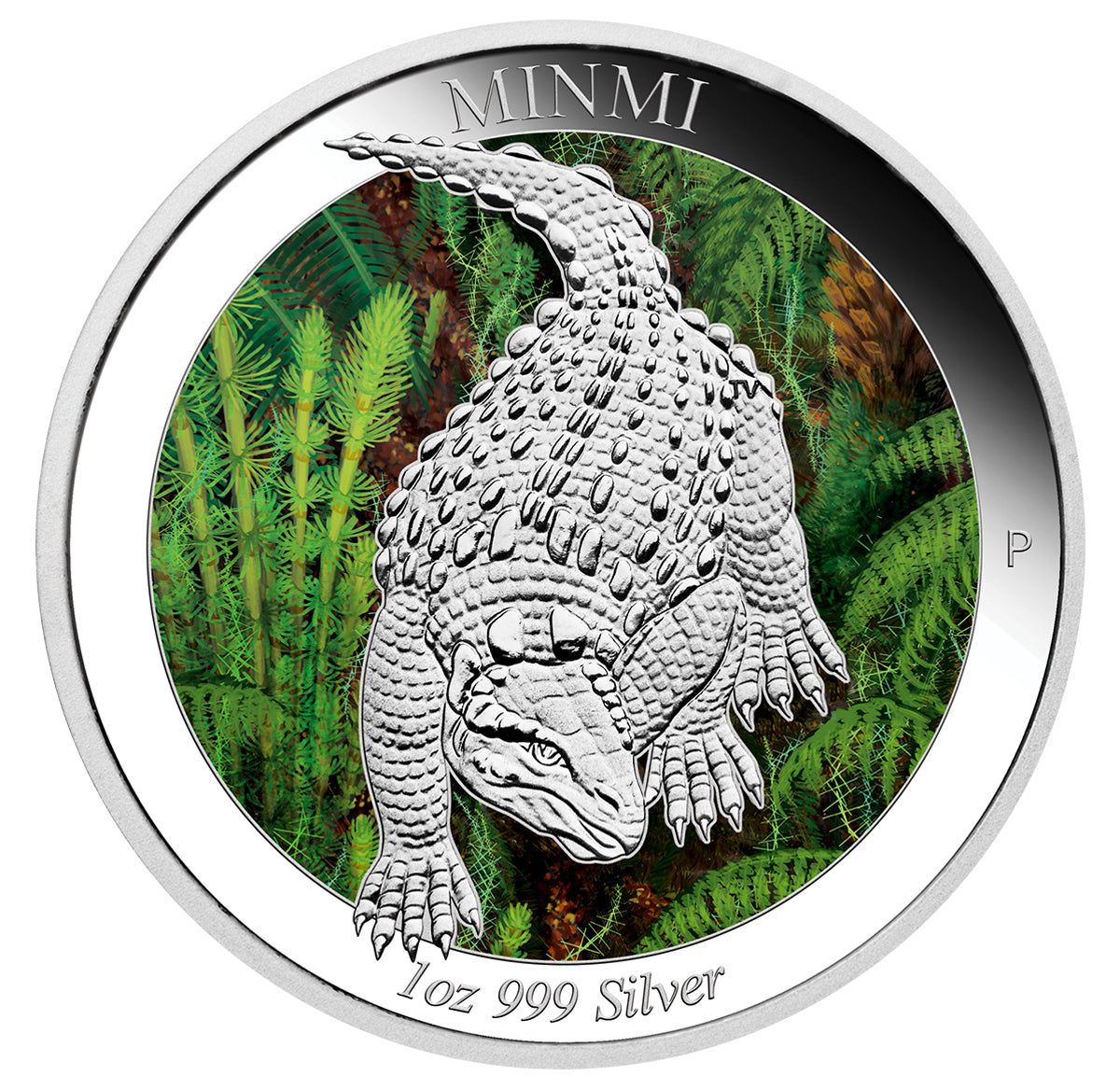 2015 $1 Australian Age of Dinosaurs: Minmi - Pure Silver Coin