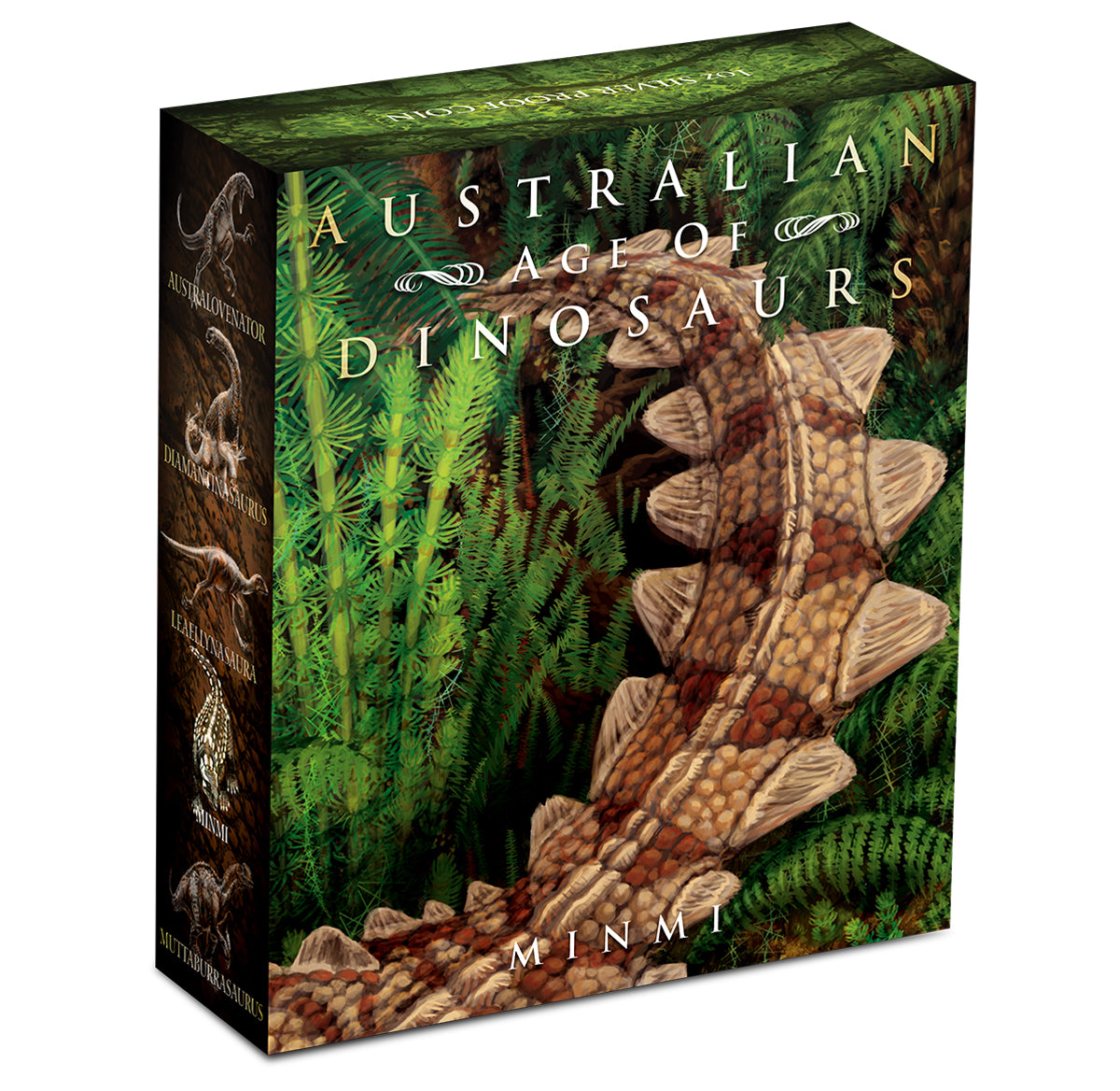 2015 $1 Australian Age of Dinosaurs: Minmi - Pure Silver Coin